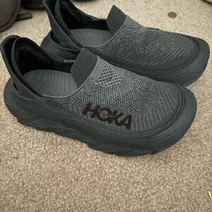 HOKA Black Slip-On Sneakers never have been worn